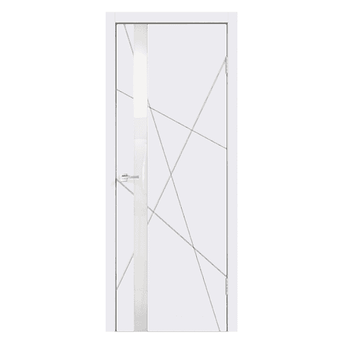 Дверь межкомнатная SCANDI S Z1, эмаль (ст. белое)